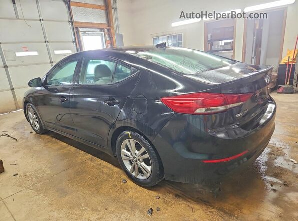 5NPD84LF8HH038737 2017 HYUNDAI ELANTRA Черный Задняя левая четверть