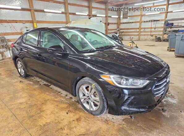 5NPD84LF8HH038737 2017 HYUNDAI ELANTRA Черный Передняя правая четверть