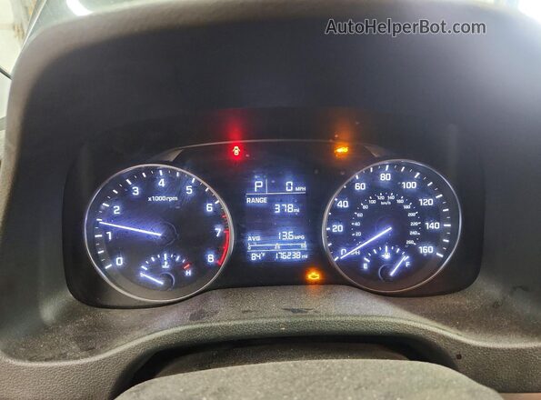 5NPD84LF8HH038737 2017 HYUNDAI ELANTRA Черный Вид щитка приборов