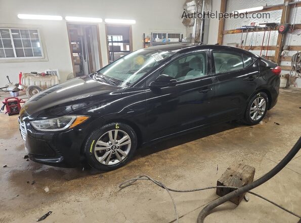 5NPD84LF8HH038737 2017 HYUNDAI ELANTRA Черный Панорамный вид салона 360°