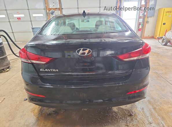 5NPD84LF8HH038737 2017 HYUNDAI ELANTRA Черный Вид сзади