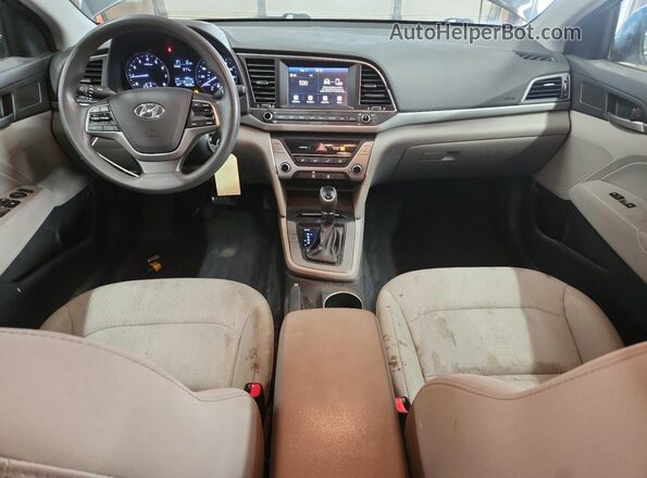 5NPD84LF8HH038737 2017 HYUNDAI ELANTRA Черный 