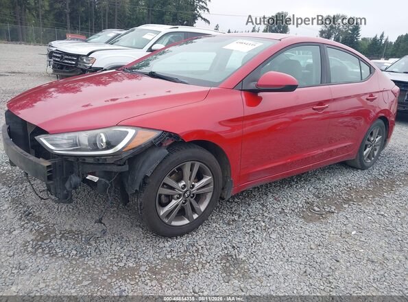 5NPD84LF8HH041024 2017 HYUNDAI ELANTRA Red Przód lewy