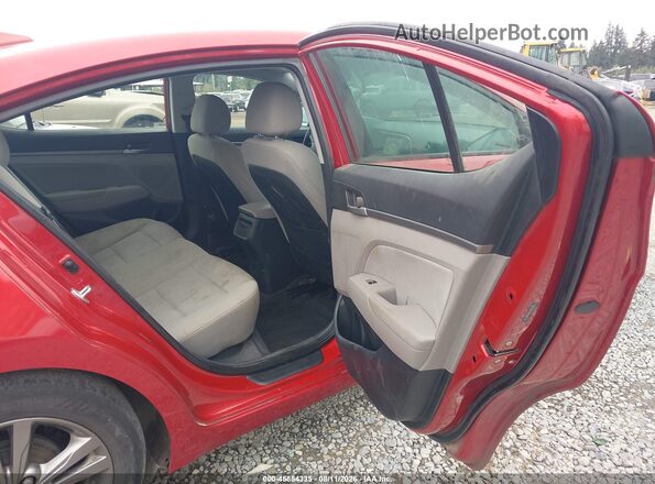 5NPD84LF8HH041024 2017 HYUNDAI ELANTRA Red Widok naklejki z numerem VIN