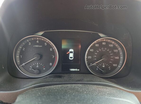 5NPD84LF8HH044151 2017 HYUNDAI ELANTRA Black Widok zestawu wskaźników