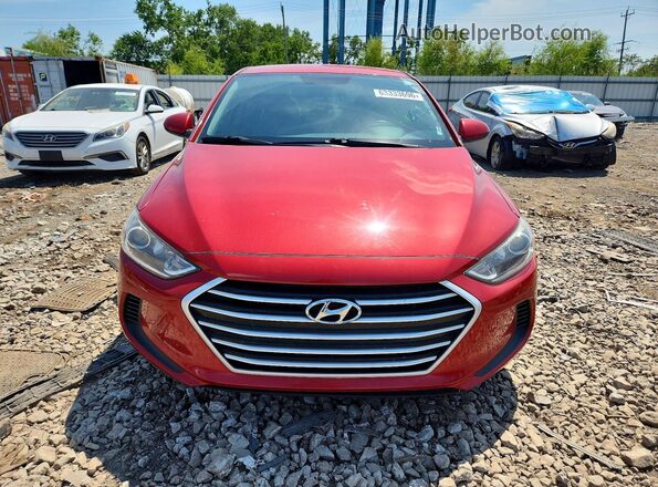 5NPD84LF8HH059832 2017 HYUNDAI ELANTRA Red Widok z przodu
