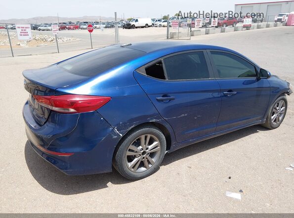 5NPD84LF8HH080485 2017 HYUNDAI ELANTRA Blue Հետևի աջ