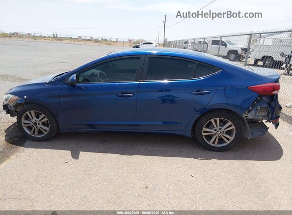 5NPD84LF8HH080485 2017 HYUNDAI ELANTRA Blue Սալոնի 360 աստիճան տեսք