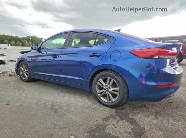 5NPD84LF8HH097948 2017 HYUNDAI ELANTRA Blue Tył lewy