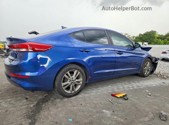 5NPD84LF8HH097948 2017 HYUNDAI ELANTRA Blue Tył prawy