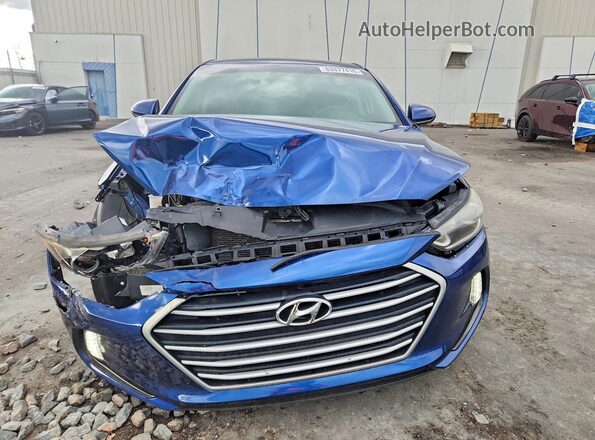 5NPD84LF8HH097948 2017 HYUNDAI ELANTRA Blue Widok z przodu
