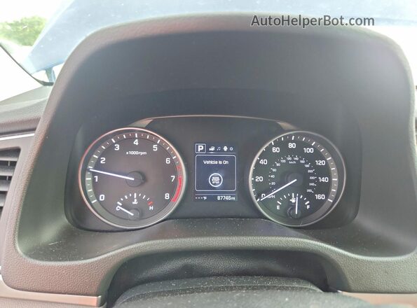 5NPD84LF8HH097948 2017 HYUNDAI ELANTRA Blue Widok zestawu wskaźników