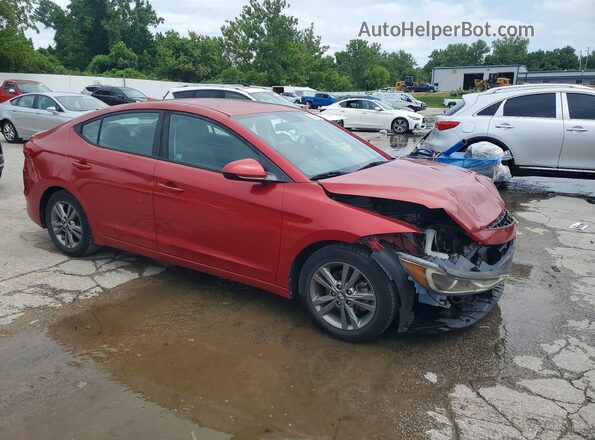 5NPD84LF8HH108995 2017 HYUNDAI ELANTRA Red Przód prawy