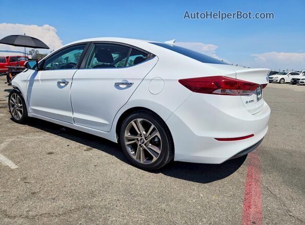 5NPD84LF8HH116725 2017 HYUNDAI ELANTRA White Trasero izquierdo