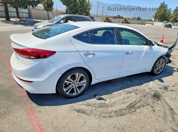 5NPD84LF8HH116725 2017 HYUNDAI ELANTRA White Trasero derecho