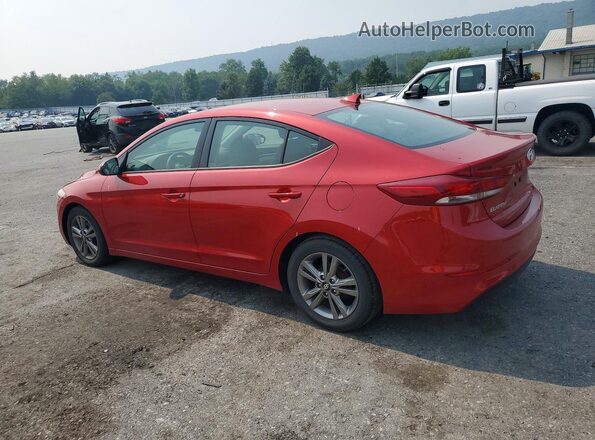 5NPD84LF8HH120984 2017 HYUNDAI ELANTRA Maroon Rear left