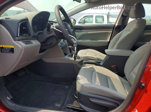 5NPD84LF8HH120984 2017 HYUNDAI ELANTRA Maroon Front interior view