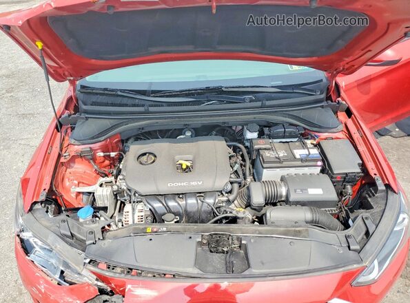 5NPD84LF8HH120984 2017 HYUNDAI ELANTRA Maroon Rear interior view