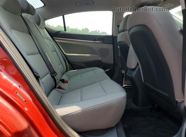 5NPD84LF8HH120984 2017 HYUNDAI ELANTRA Maroon Rear seats view