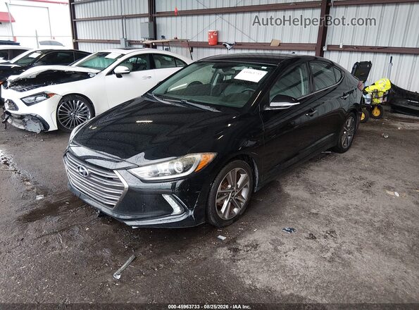 5NPD84LF8HH123240 2017 HYUNDAI ELANTRA Black Передня ліва чверть