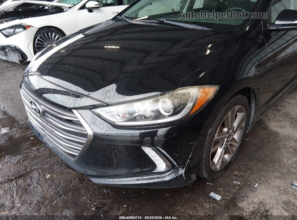 5NPD84LF8HH123240 2017 HYUNDAI ELANTRA Black Вид спереду