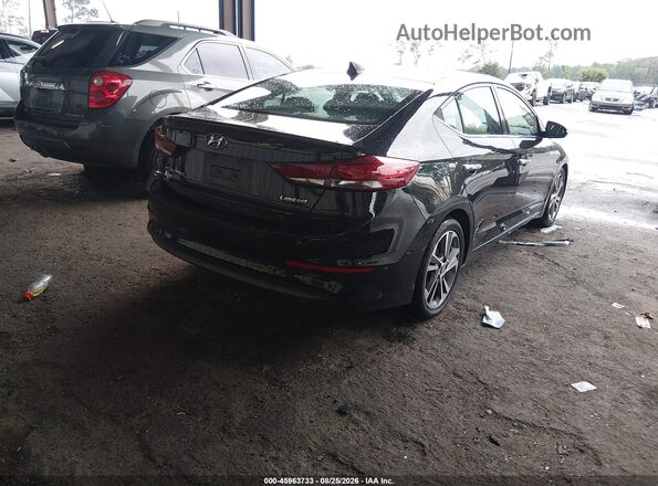 5NPD84LF8HH123240 2017 HYUNDAI ELANTRA Black Задня права чверть