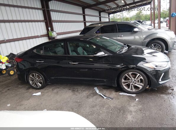 5NPD84LF8HH123240 2017 HYUNDAI ELANTRA Black Вид задньої частини салону