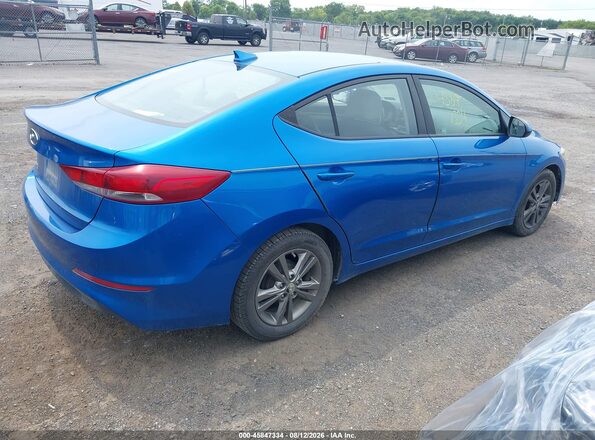 5NPD84LF8HH130849 2017 HYUNDAI ELANTRA Blue Задня права чверть
