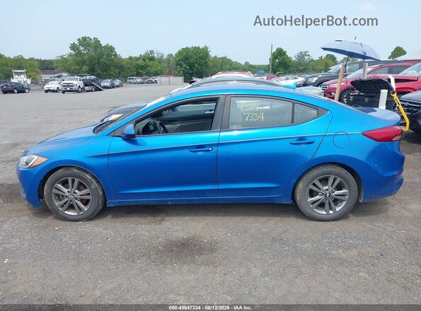 5NPD84LF8HH130849 2017 HYUNDAI ELANTRA Blue Панорамний вид салону 360°