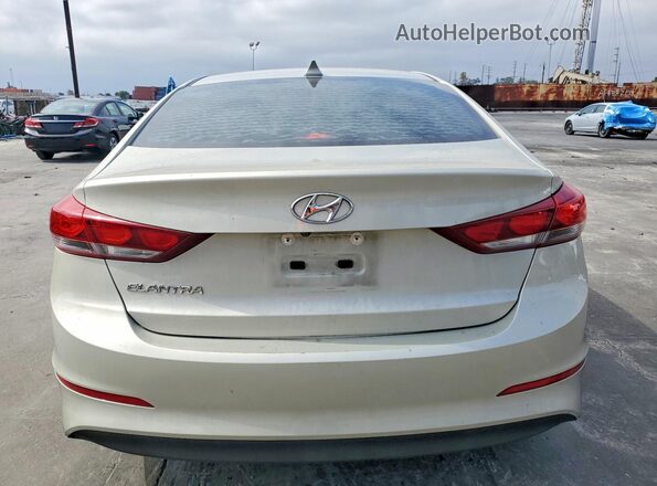5NPD84LF8HH137574 2017 HYUNDAI ELANTRA Beige უკანა ხედი