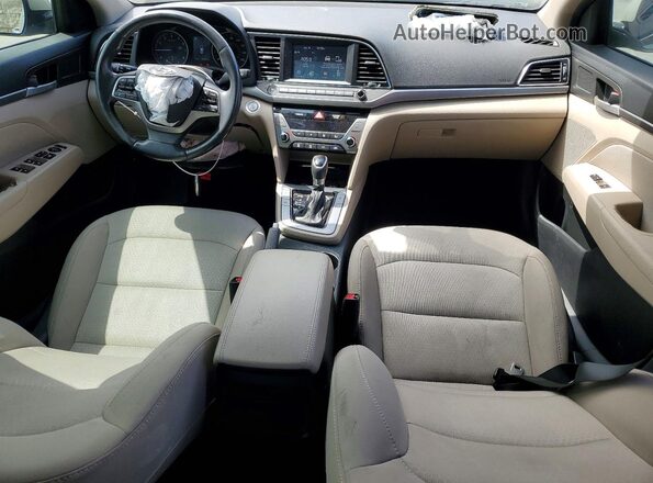 5NPD84LF8HH137574 2017 HYUNDAI ELANTRA Beige წინა პანელის ხედი