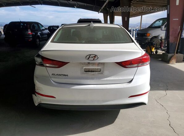 5NPD84LF8HH183504 2017 HYUNDAI ELANTRA White Հետևի տեսք