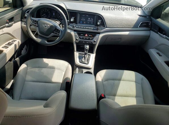 5NPD84LF8JH245473 2018 HYUNDAI ELANTRA Silver წინა პანელის ხედი
