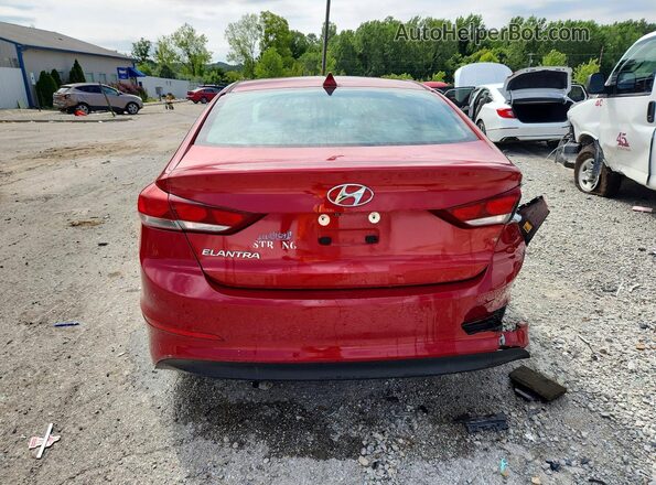 5NPD84LF8JH247479 2018 HYUNDAI ELANTRA Red უკანა ხედი