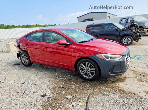 5NPD84LF8JH247479 2018 HYUNDAI ELANTRA Red წინა მარჯვენა