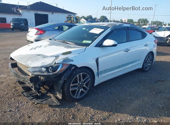 5NPD84LF8JH251516 2018 HYUNDAI ELANTRA Белый Передняя левая четверть