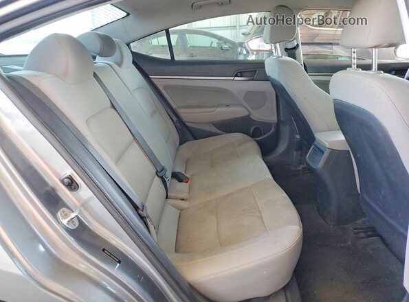 5NPD84LF8JH258904 2018 HYUNDAI ELANTRA Silver Vista de los asientos traseros
