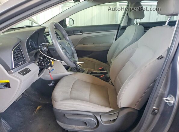 5NPD84LF8JH258904 2018 HYUNDAI ELANTRA Silver Vista interior delantera