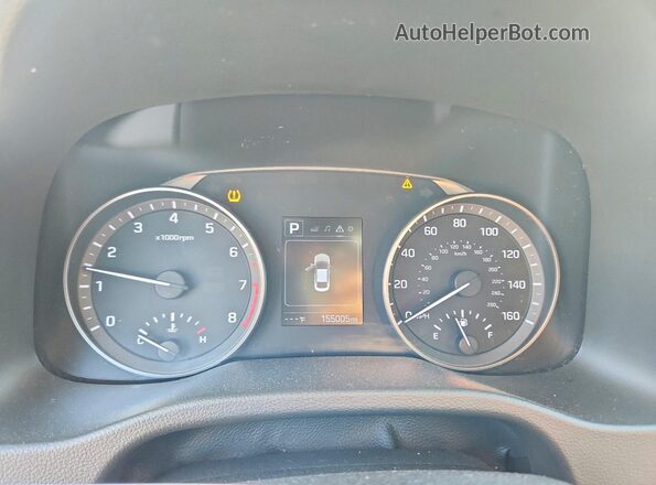 5NPD84LF8JH302576 2018 HYUNDAI ELANTRA Серый Вид щитка приборов