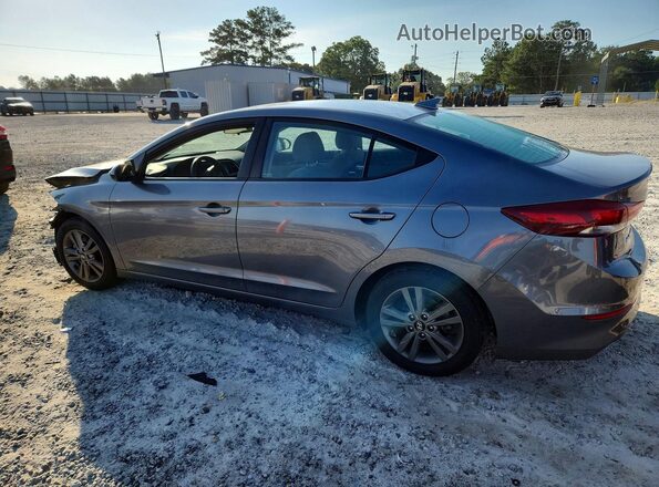 5NPD84LF8JH302576 2018 HYUNDAI ELANTRA Серый Задняя левая четверть
