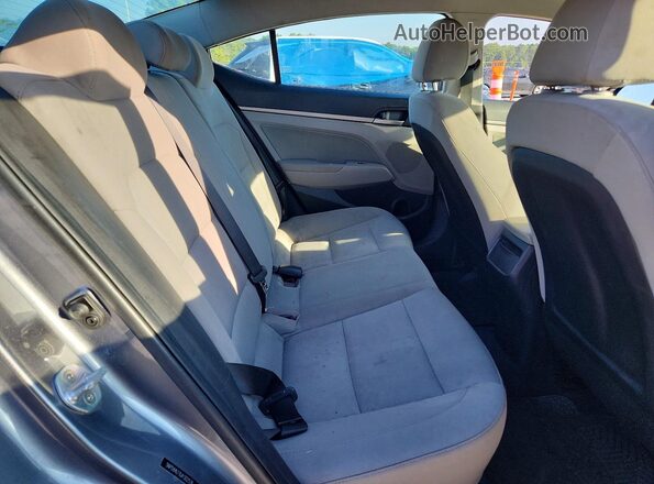 5NPD84LF8JH302576 2018 HYUNDAI ELANTRA Серый Вид задних сидений