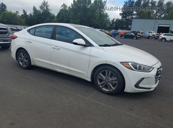 5NPD84LF8JH315098 2018 HYUNDAI ELANTRA Белый Передняя правая четверть