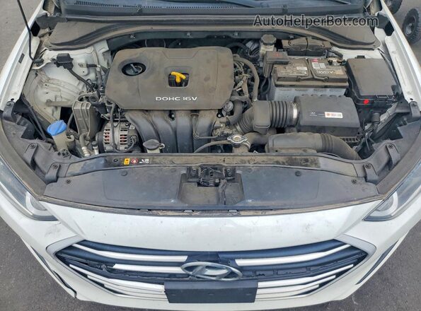 5NPD84LF8JH315098 2018 HYUNDAI ELANTRA Белый Вид задней части салона