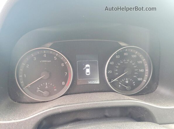 5NPD84LF8JH315098 2018 HYUNDAI ELANTRA Белый Вид щитка приборов