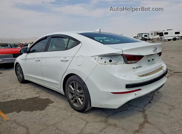 5NPD84LF8JH318843 2018 HYUNDAI ELANTRA White უკანა მარცხენა
