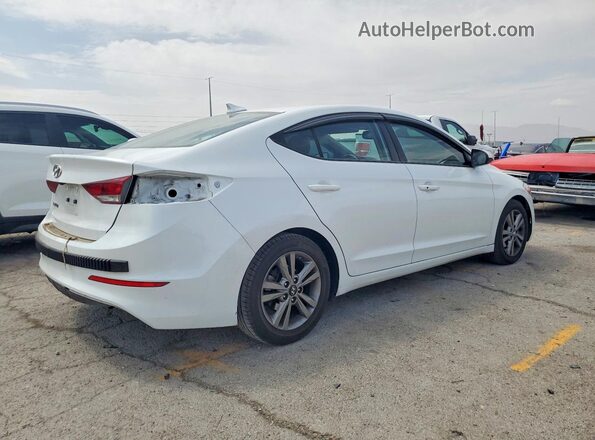 5NPD84LF8JH318843 2018 HYUNDAI ELANTRA White უკანა მარჯვენა