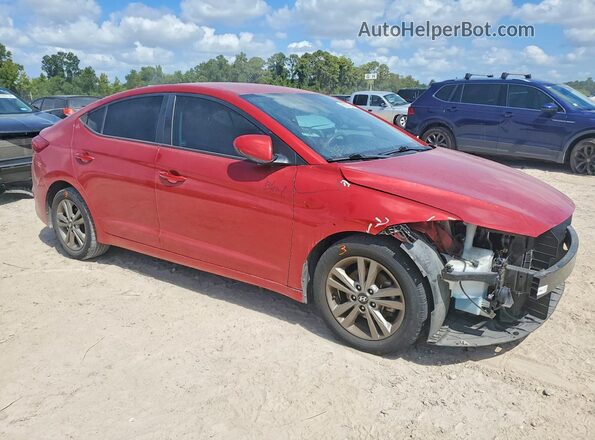 5NPD84LF8JH322472 2018 HYUNDAI ELANTRA Red წინა მარჯვენა