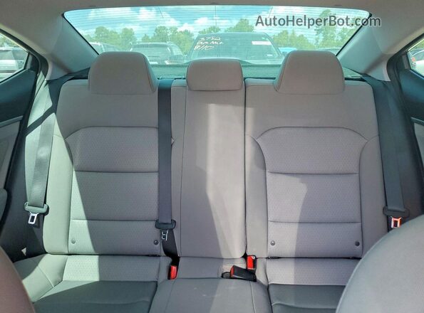 5NPD84LF8JH322472 2018 HYUNDAI ELANTRA Red უკანა სავარძლების ხედი