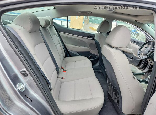 5NPD84LF8JH325209 2018 HYUNDAI ELANTRA Silver Вид задніх сидінь