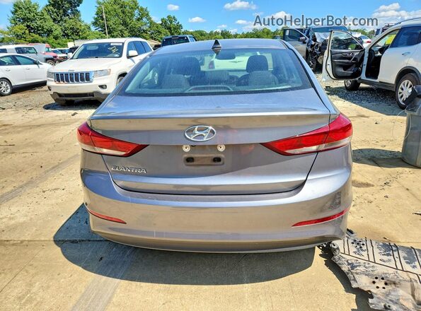 5NPD84LF8JH325937 2018 HYUNDAI ELANTRA Silver Widok z tyłu